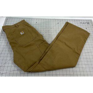 Carhartt Loose Fit Women's Carpenter Work Pants Size 12 Regular Brown  BN2080-W
